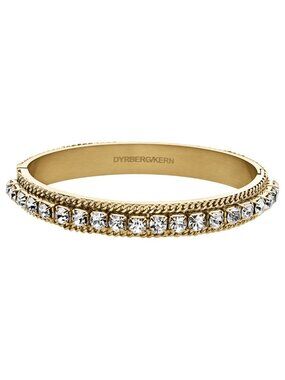 Dyrberg/Kern Chrystania Swarovski crystal hinged bracelet